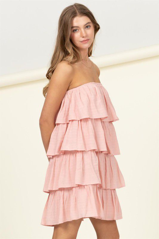 Traje Corto Ruffle